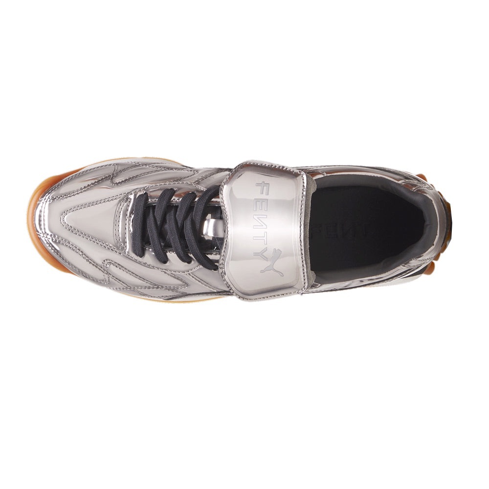 BRAND NEW Women’s PUMA X FENTY AVANTI Silver Sneakers Size 5.5 - Picture 3 of 10